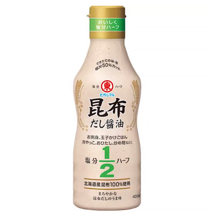 日本东字昆布减盐酱油鱼鸡蛋拌饭面条调味400ml