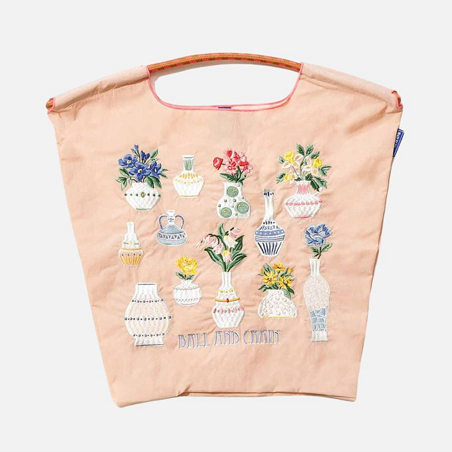 Ball&Chain Shopping Bag FLOWER VASE 1 count