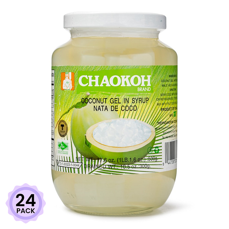 Chaokoh 糖浆椰果 17.6 盎司*24 包