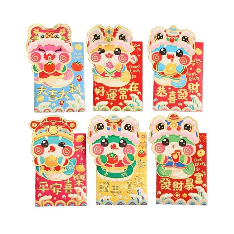 2025 Year Of Snake Spring Festival Red Envelope -Hat Snakes Style
