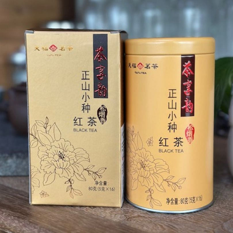 TenfuTea-Lapsang Souchong Black Tea M1 80g/Tin 1 can