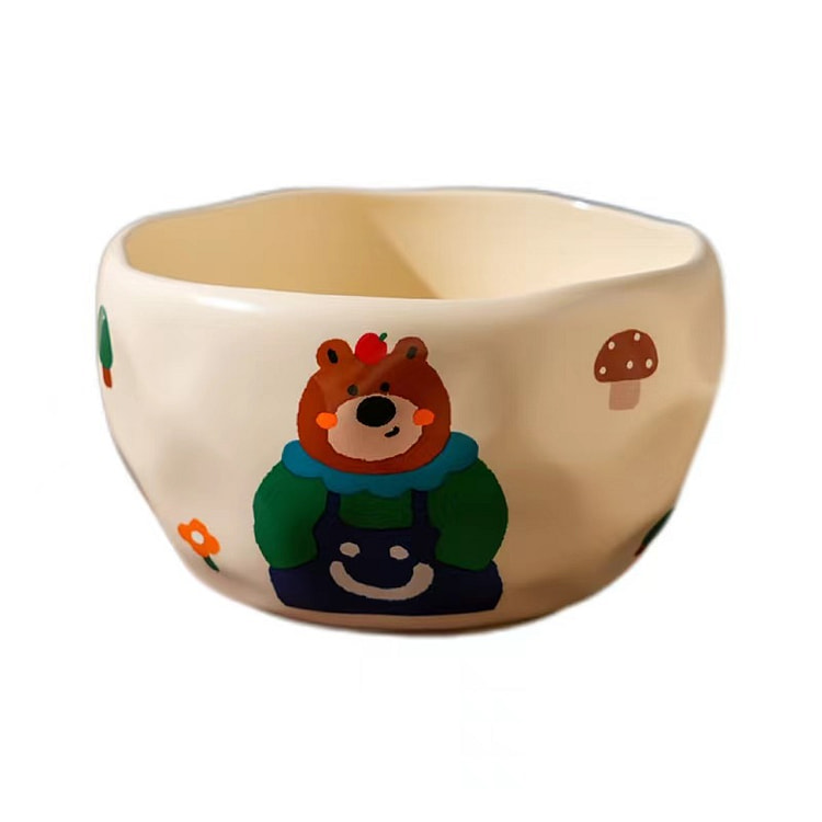 Bear Ceramic Bowl And Dish Tableware - Bear Bowl D Style