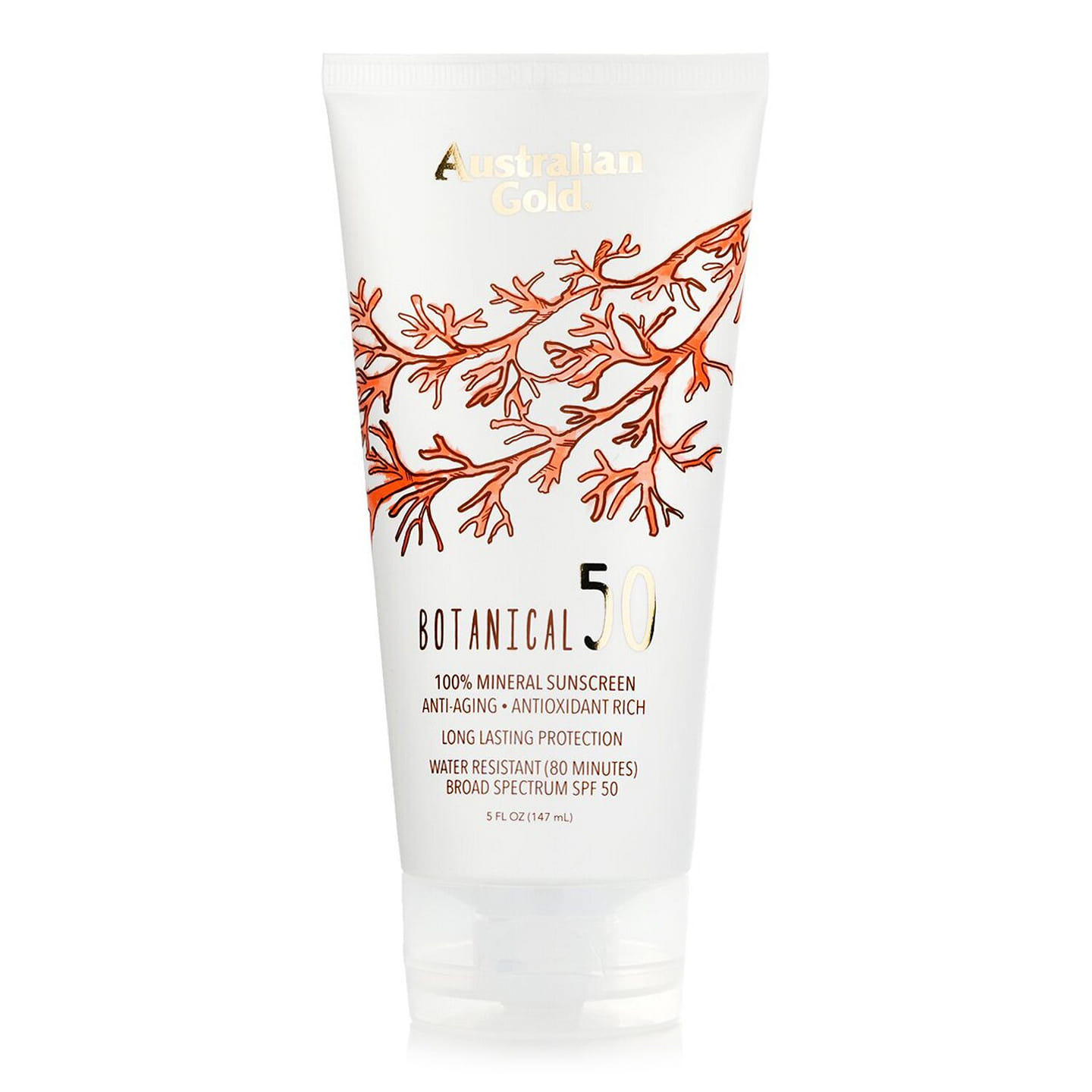 Australian Gold Botanical Mineral Sunscreen SPF 50 147ml/5oz 147 ml