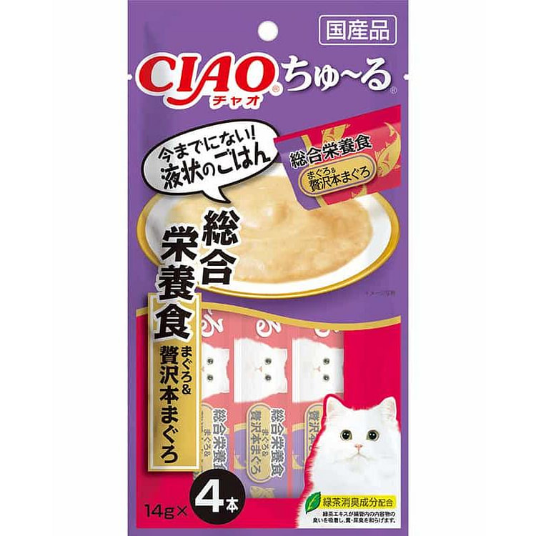 Inaba Double Tuna Multivitamin Cat Treats 14g*4 1 each