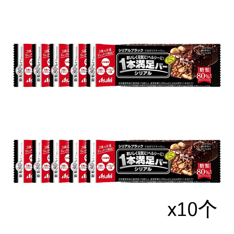 Asahi 1本满足黑巧燕麦味 37gx10个
