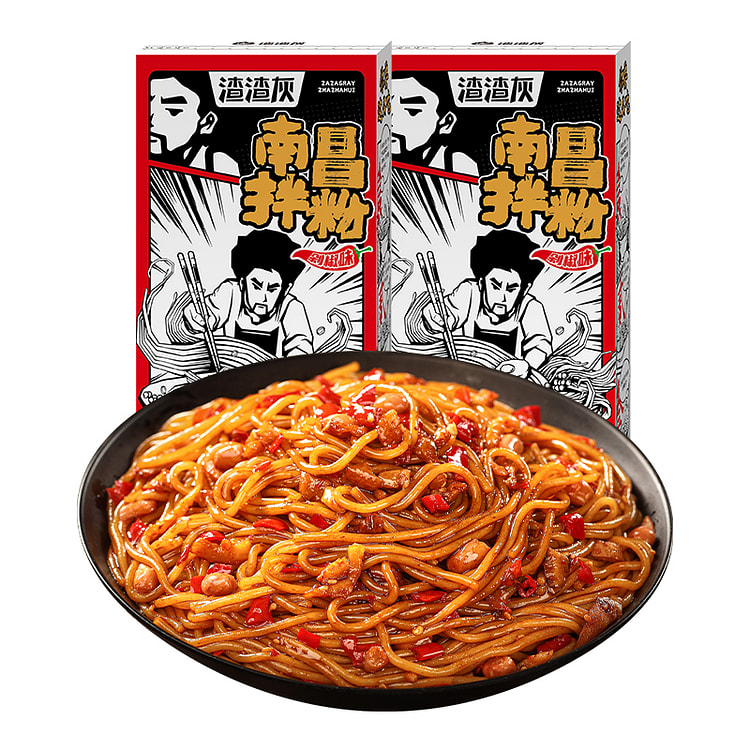 渣渣灰 剁椒南昌拌粉176g*2盒