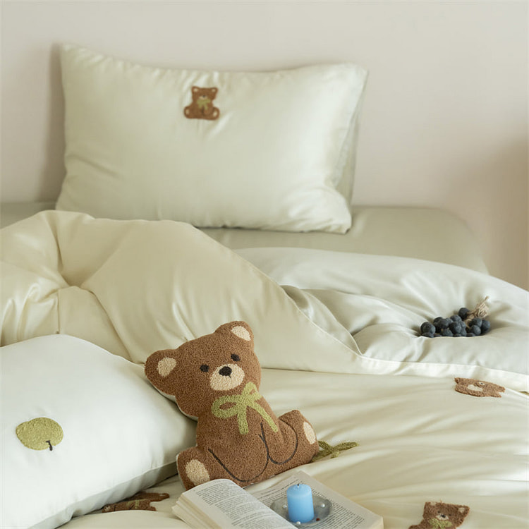 Dream Buddy Tencel Bedding Set Honey Bear-Queen 2000 g