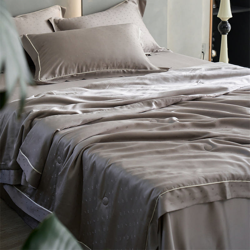 Tencel Tranquility Cooling Quilt Stone Grey-King 2000 g