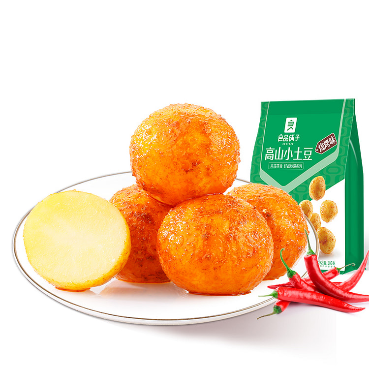 良品铺子 高山小土豆麻辣味零食小吃 205g*1袋