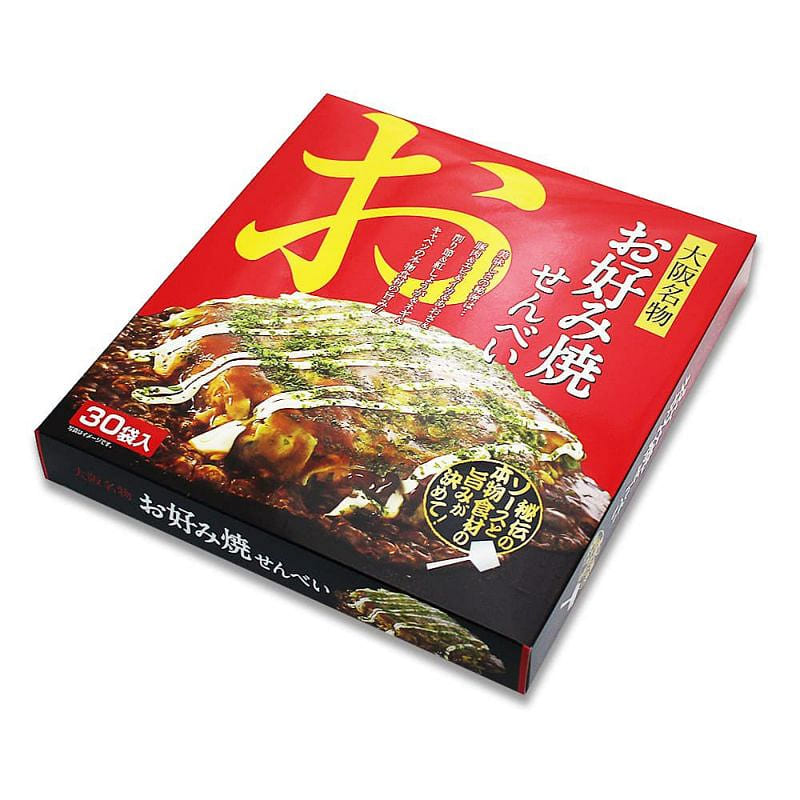 长寿堂惠佳 大阪御好烧米果 30袋 1 盒
