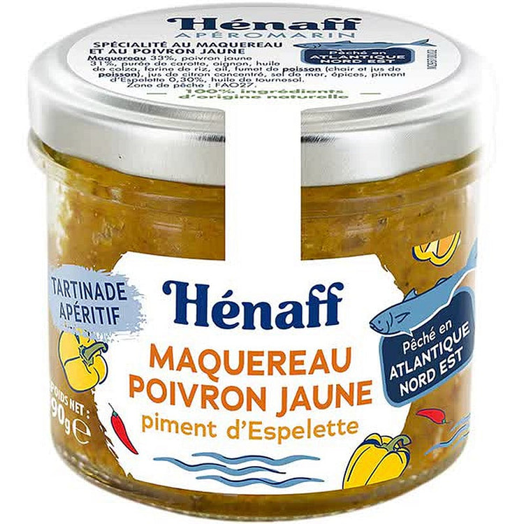 HENAFF Fish & Veggie Spread Espelette Pepper 90g