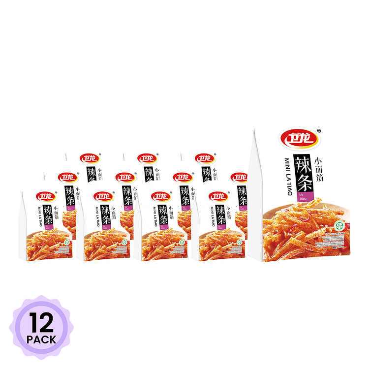 卫龙 小面筋 香辣味 360 克*12 包
