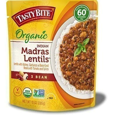 Tasty Bite Organic Organic Madras Lentils - 3 Bean (Ready-to-Eat), 10 oz pouch 10 oz