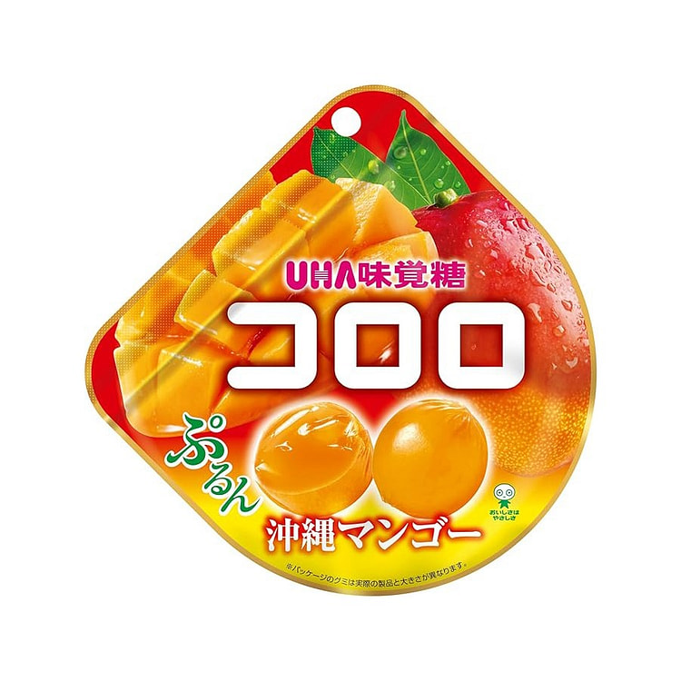 UHA Fruit Candy Gummy Okinawa Mango  Flavor
