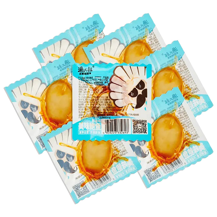 渔大叔鲍鱼即食海鲜零食低脂100g*1包