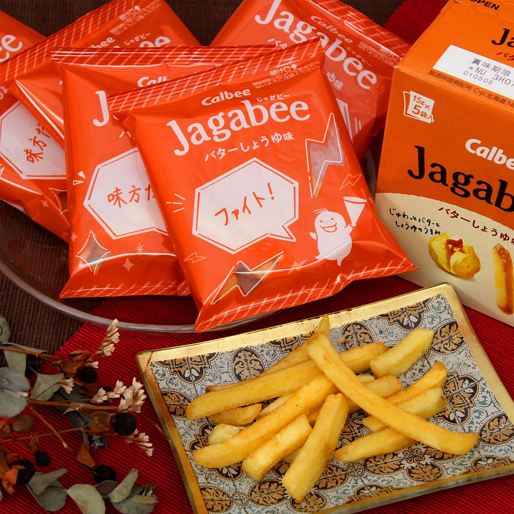 Calbee Jagabee French Fries Butter Soy Sauce Flavo