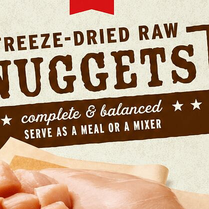 Primal Pet Food Freeze Dried Raw Dog Food 5.5oz 50 pack