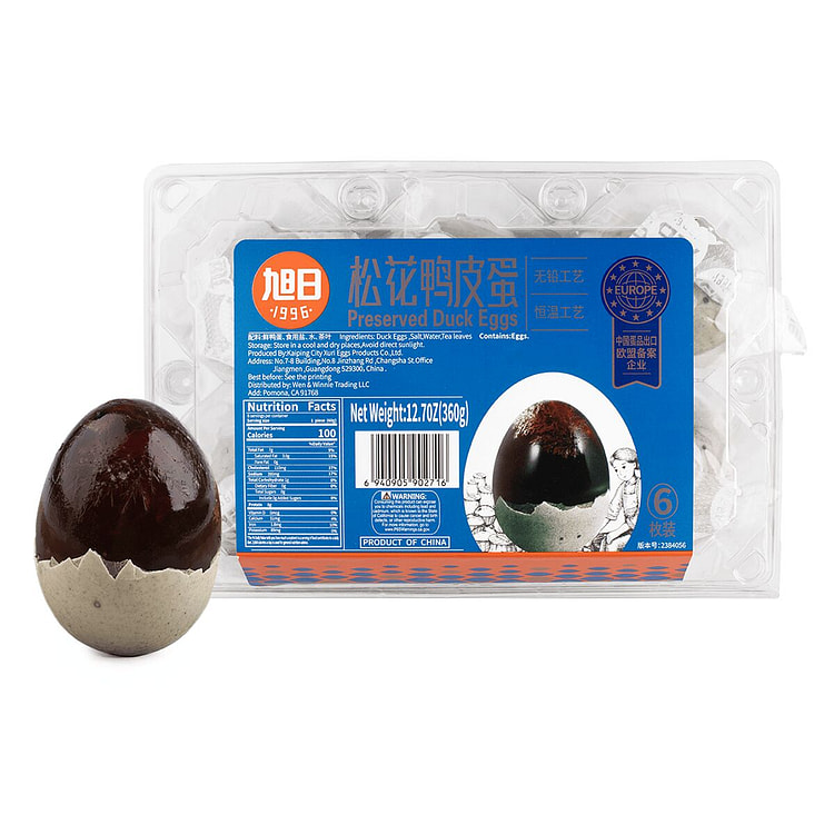 XuRi Preserved Duck Egg 60 g*6 counts