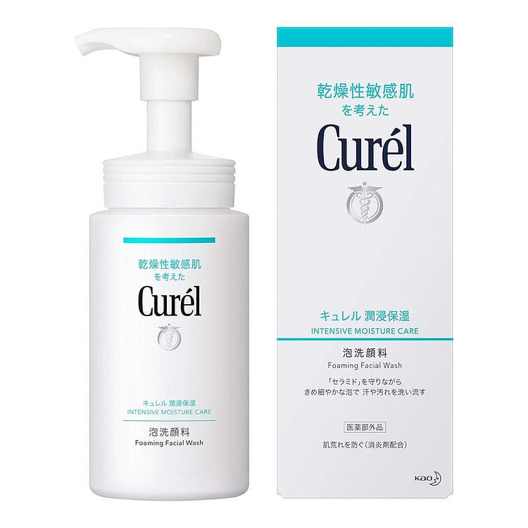 花王  珂润 保湿滋润泡沫洁面乳
