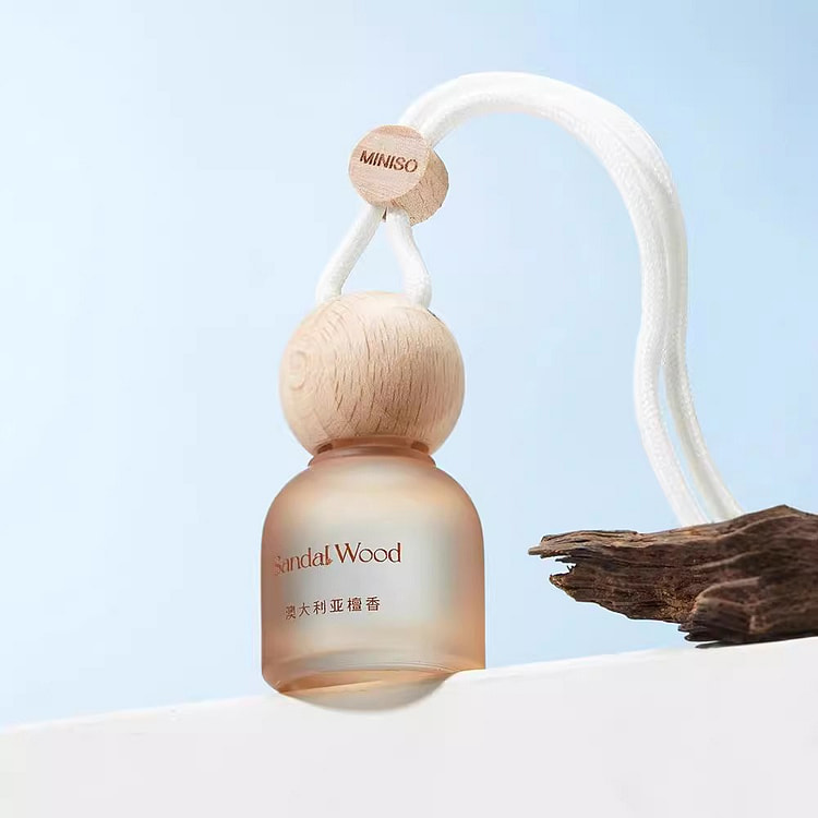 MINISO车载香薰榉木挂件汽车出风口香水AU檀香 8 毫升