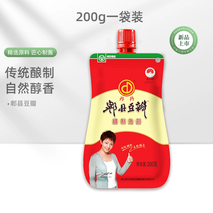Authentic Dandan red oil Pixian bean paste 200g*1 bag