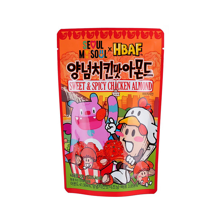 HBAF Seasoned Chicken Flavored Almond 100g