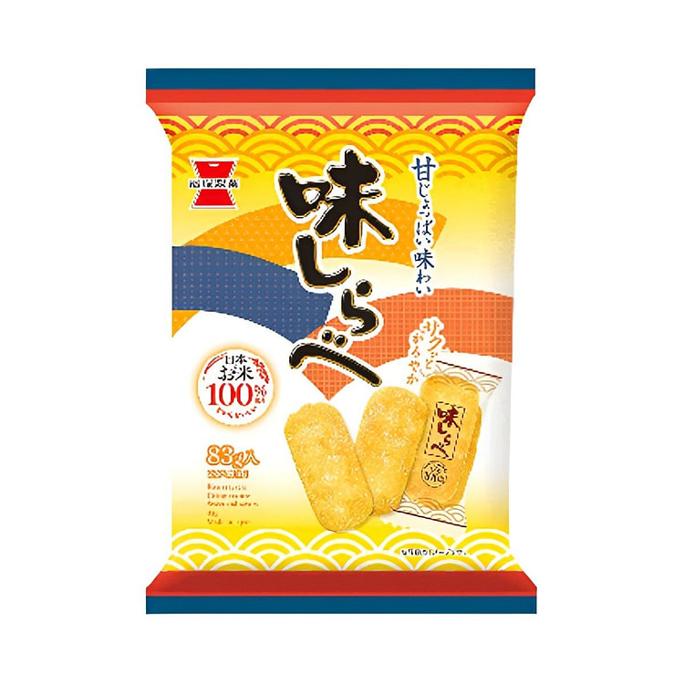 iwatsuka seika AJISHIRABE Rice Crackers 83 g