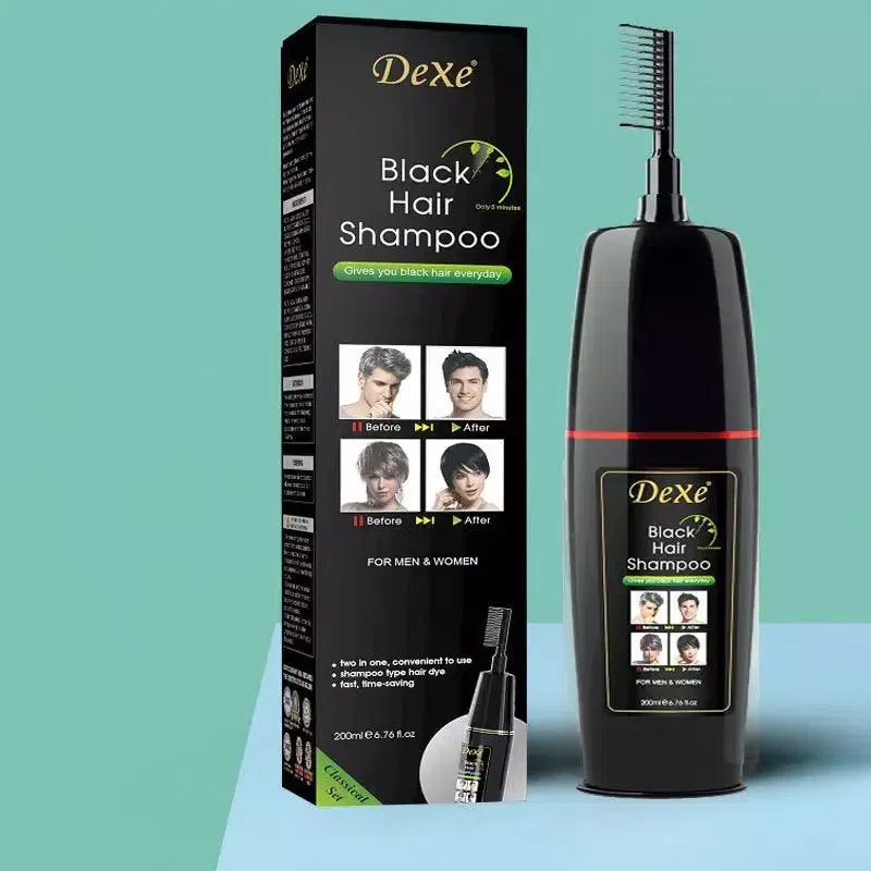 Dexe Black hair shampoo (200lm) 200 ml