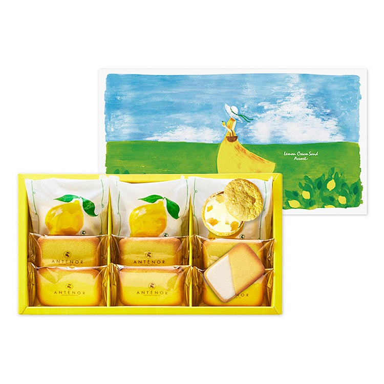 【レモンの焼き菓子】レモンのクリームサンド アソート（S）9個入 1 箱