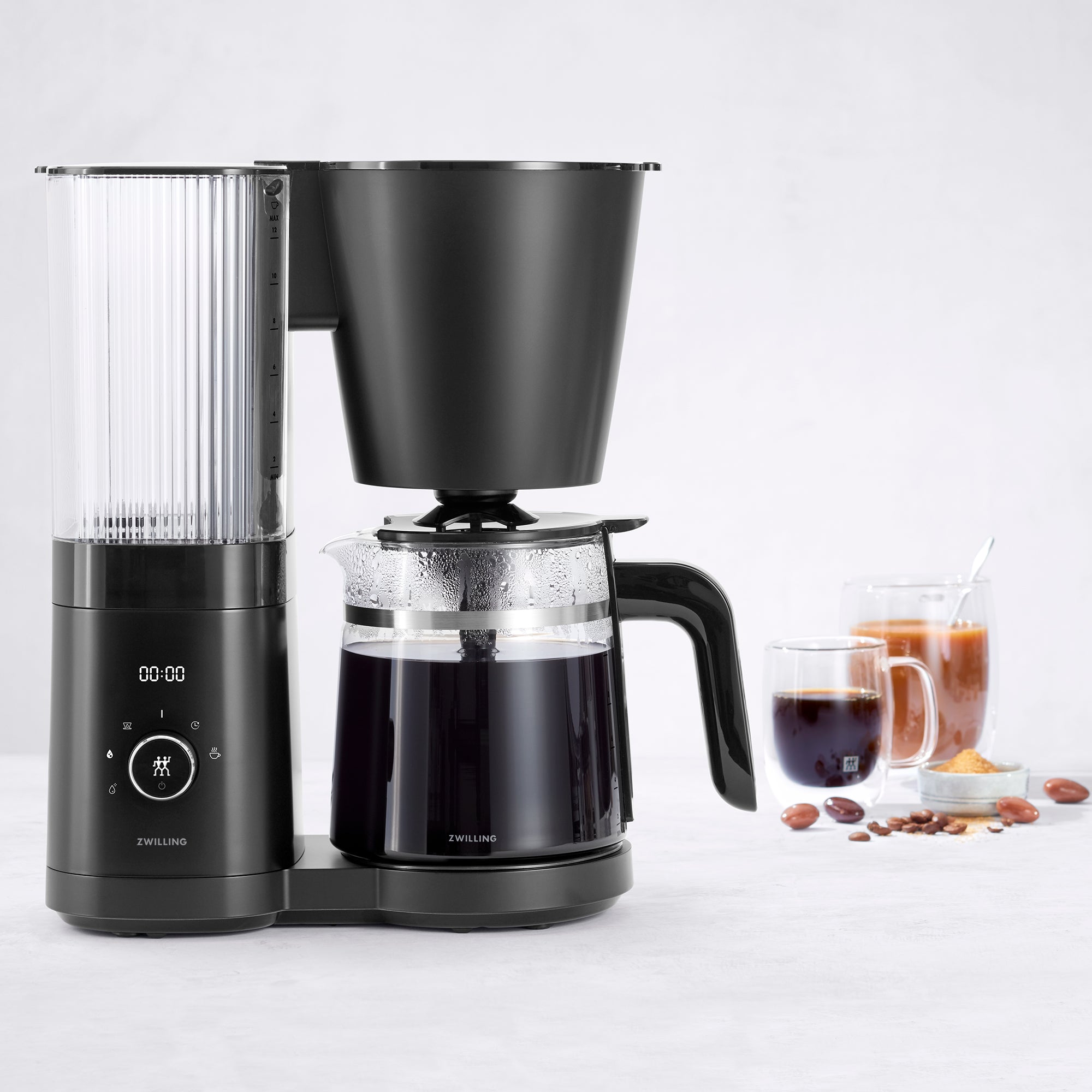 ZWILLING Enfinigy Glass Drip Coffee Maker 12 Cup, Black - Weee!