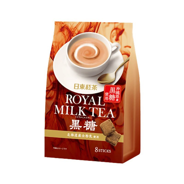 日东红茶 冲绳黑糖使用 黑糖奶茶 8条装