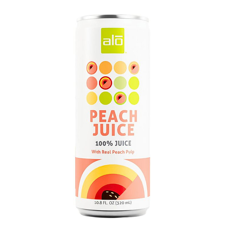 [Alo] Peach Juice - 10.8oz 1 Pack 1 each (min 2)