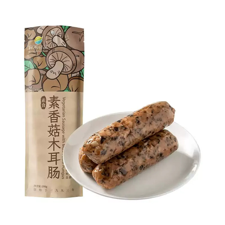 Qi Shan Vegetarian Shiitake & Wood Ear Sausage200g 200 g