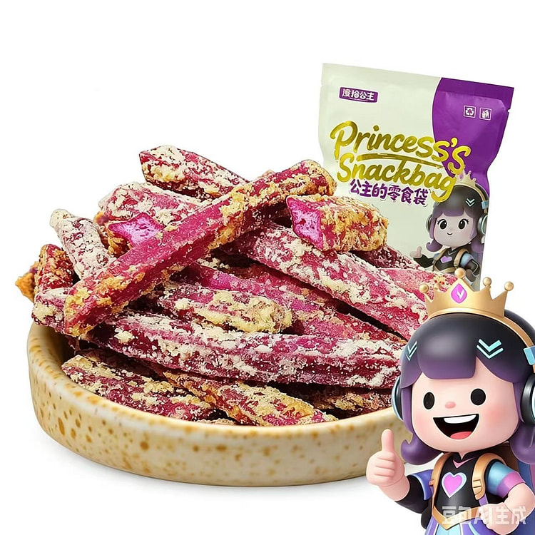 凌拾公主 蟹黄味紫薯条40g*2包 80 克