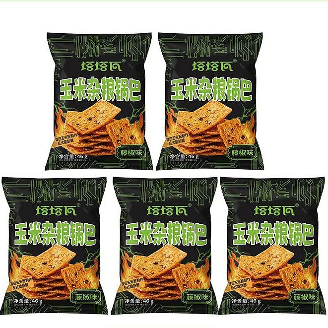 Corn and mixed grain crispy rice 225g 225 g