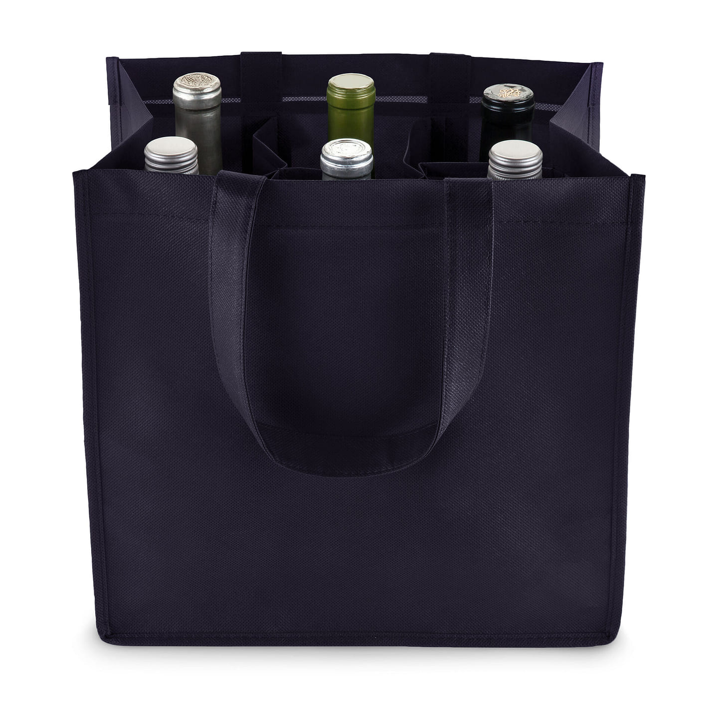 6-Bottle Non-Woven Tote – Blue 1 each