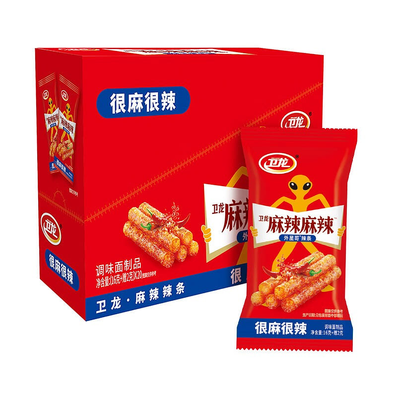 Super Numbing & Spicy Chili Strips (20 Packs) 360 g