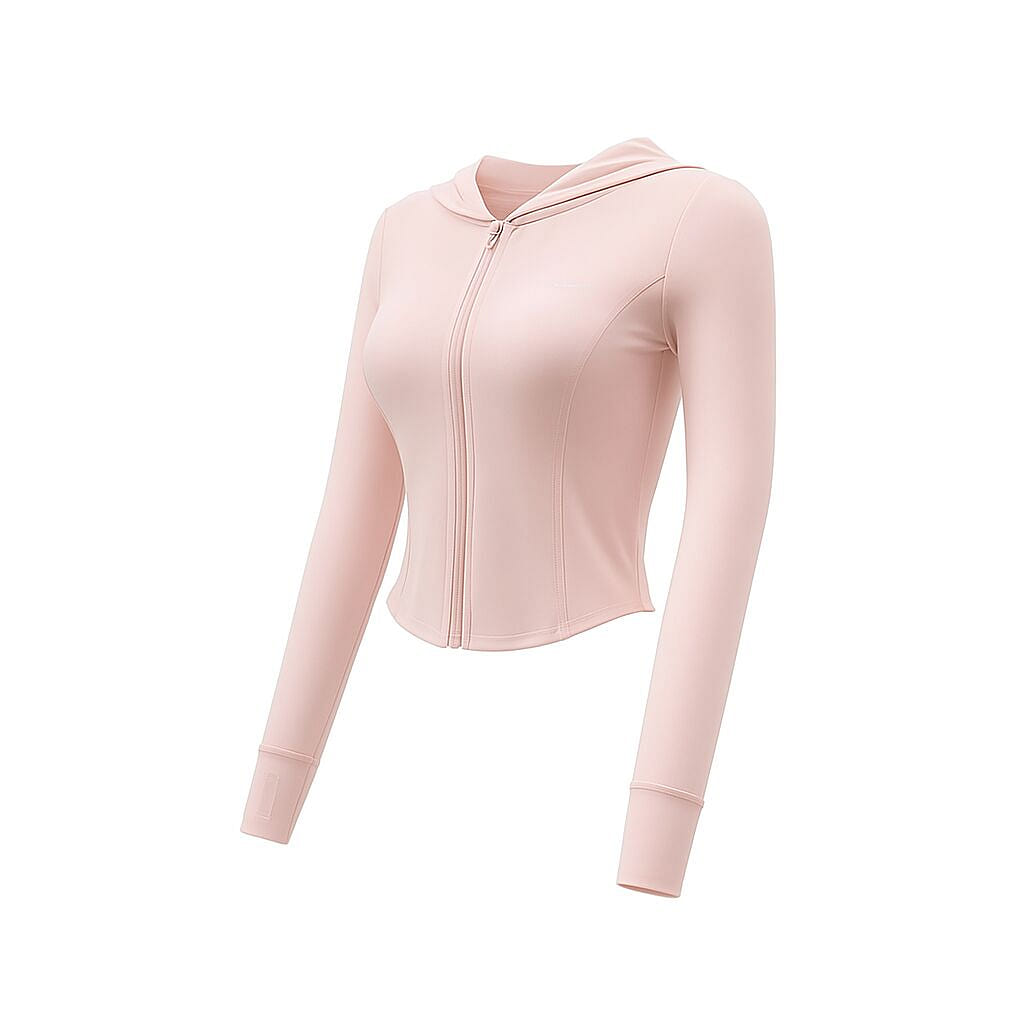 SIINSIIN Ice Skin Sunscreen Coat Apricot Pink-M 1 each