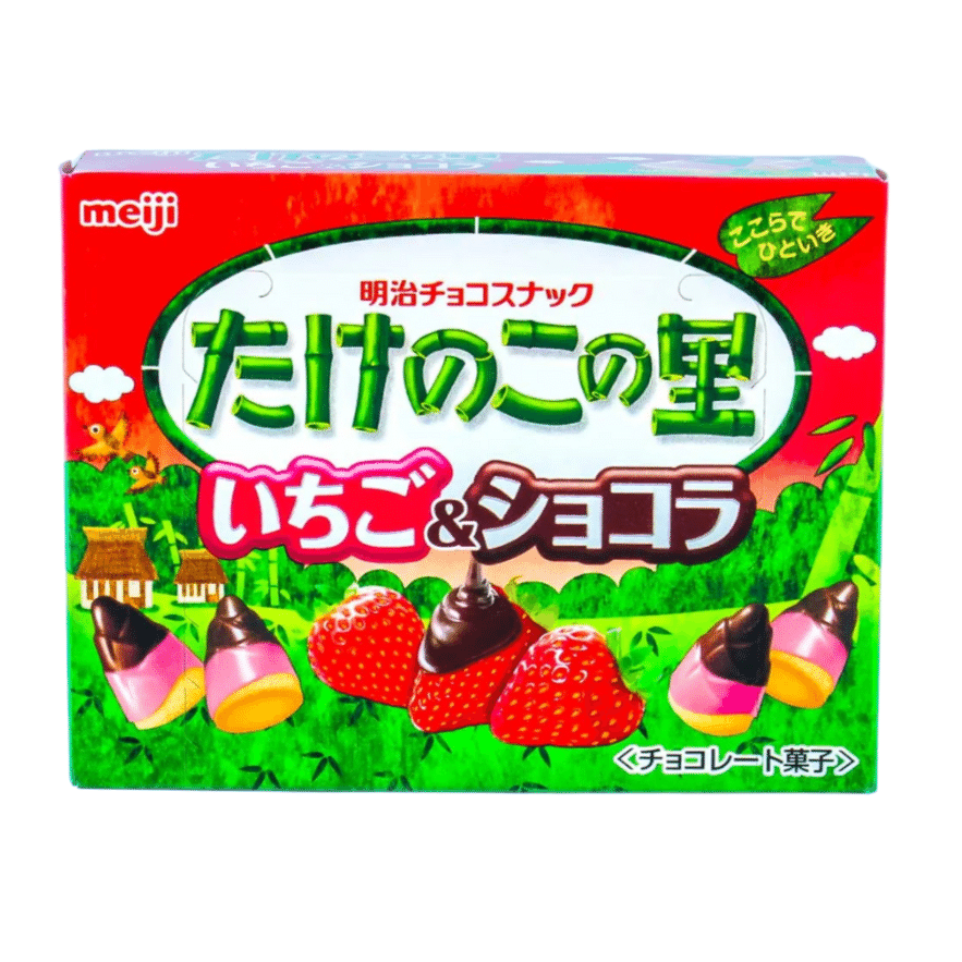 Meiji Strawberry Chocolate Biscuit Cookies 2.15oz 1 each