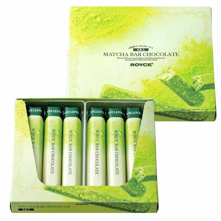 Hokkaido Royce Green Tea Chocolate Bar 6pcs 1 hộp