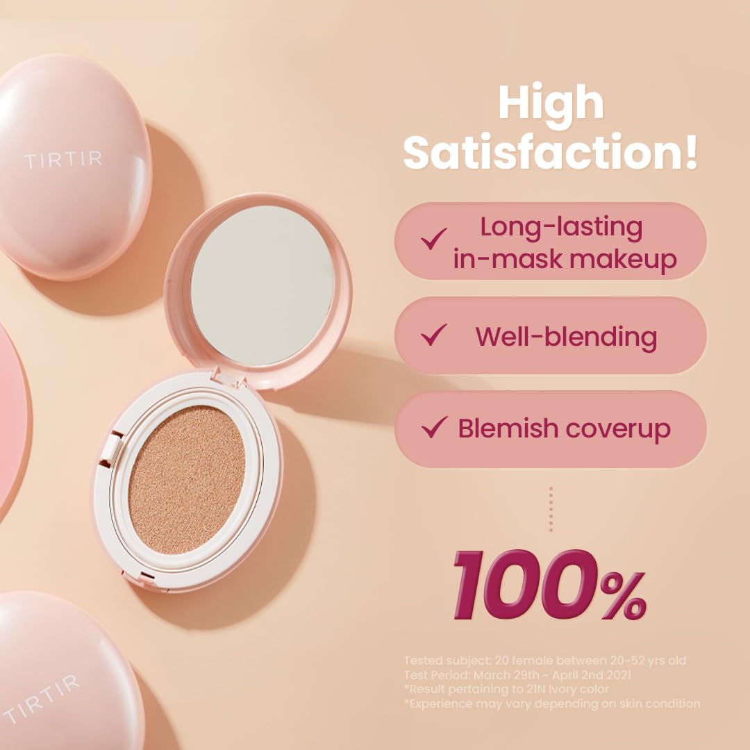 TIRTIR Mask Fit All Cover Cushion Foundation 23N Sand 18g - Weee!