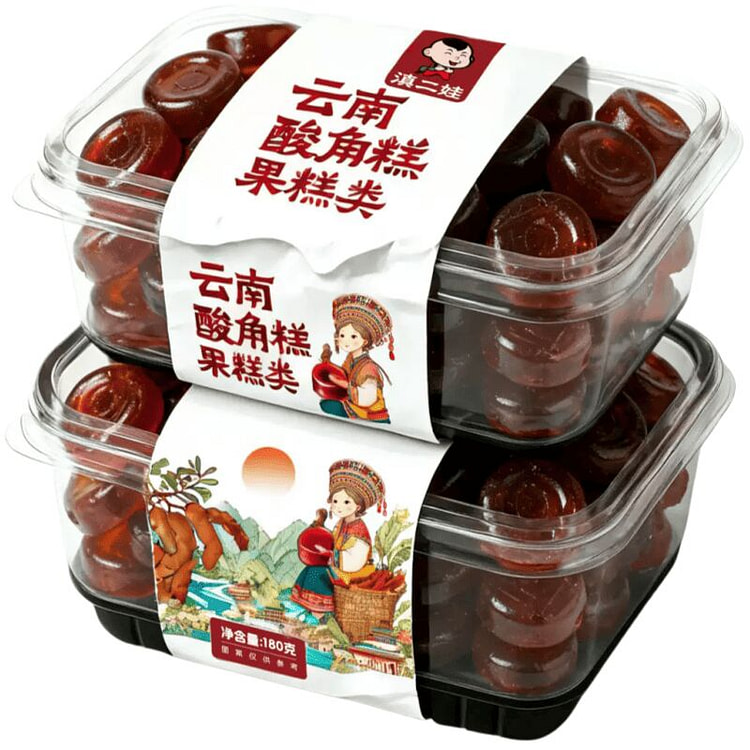 滇二娃酸角糕180克*1袋解馋零食 180 克