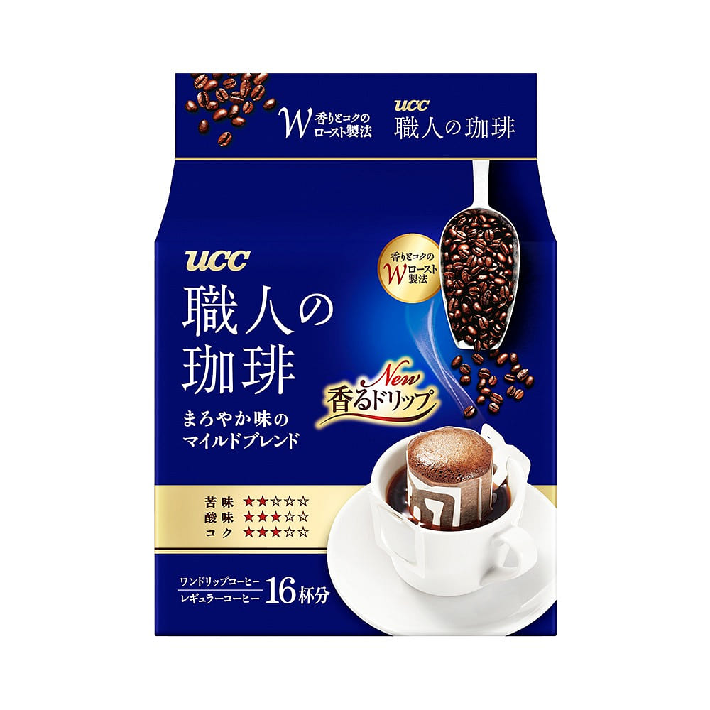 Yushi Drip filter professional coffee powder (round and soft) 7g*16 small bags 112 g