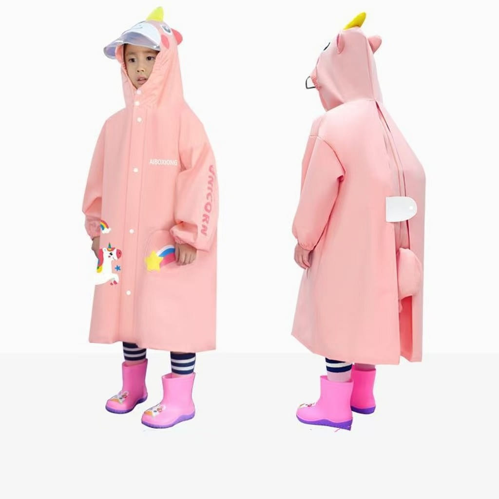 Children's Raincoat Size XXL Pink 1 count
