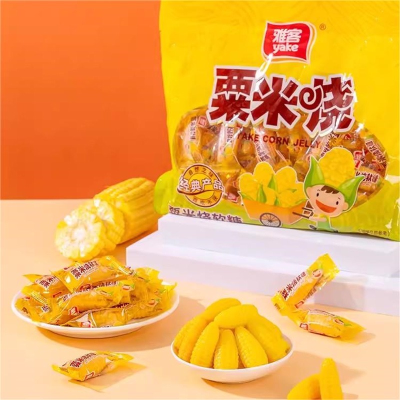雅客粟米烧玉米味软糖500g糖果- Weee!