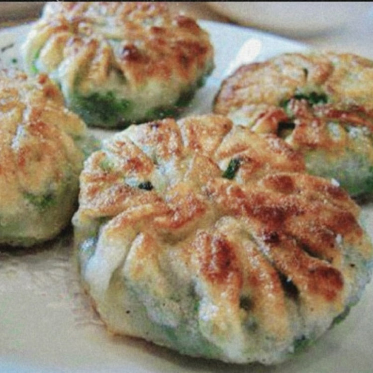 鲜虾韭菜饼