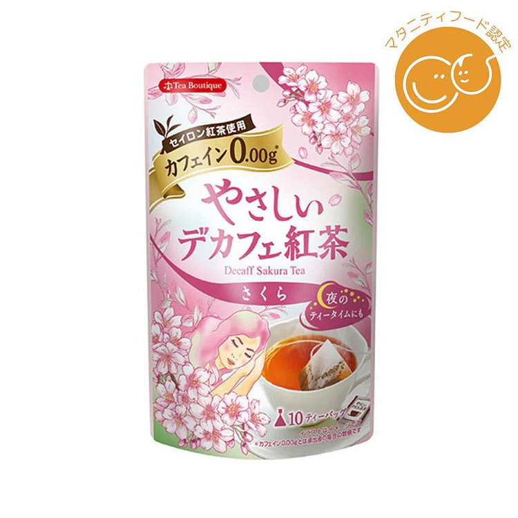 Japan Green Tea Gentle Decaf Black Tea Sakura 12g 1 each