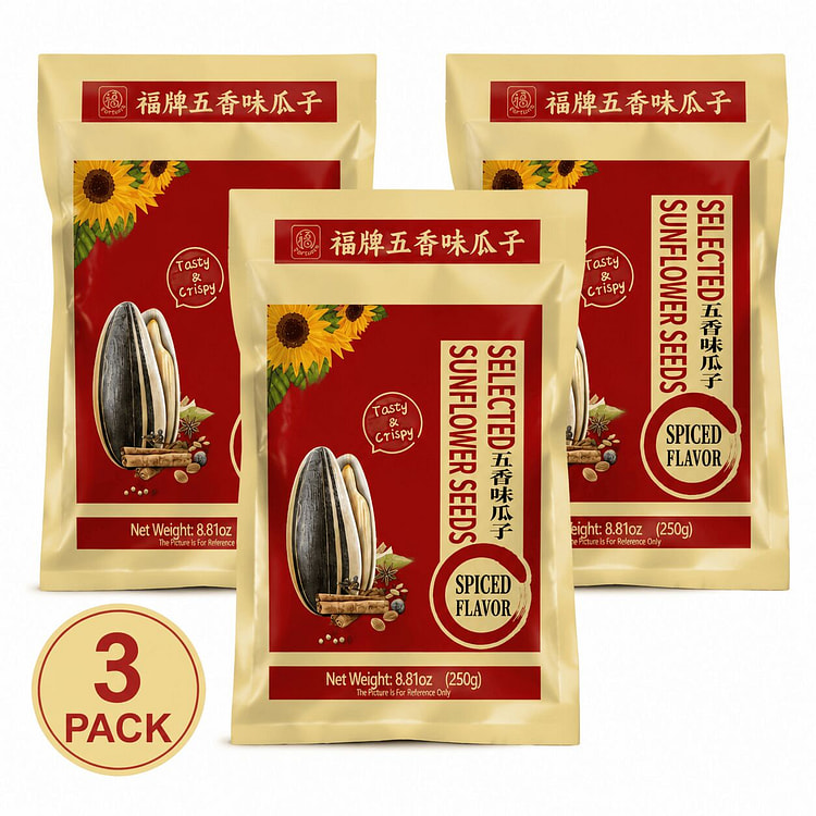 FORTUNE Sunflower Seed Spicy 3 Pack 1 each