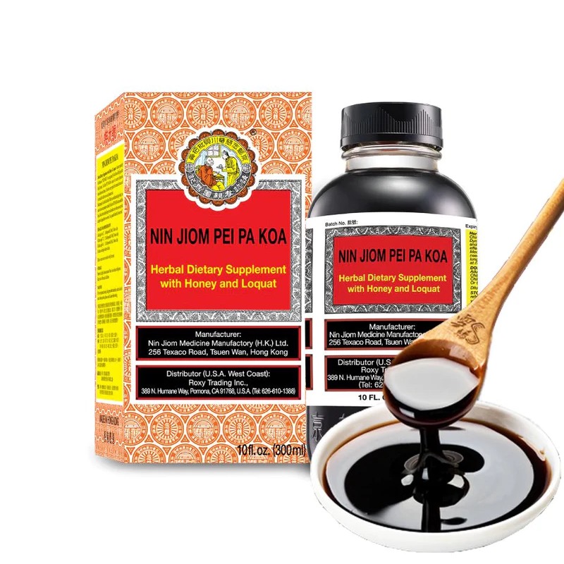 NIN JIOM PEI PA KOA (HERBAL FORMULA)HONEY & LOQUAT 300 ml