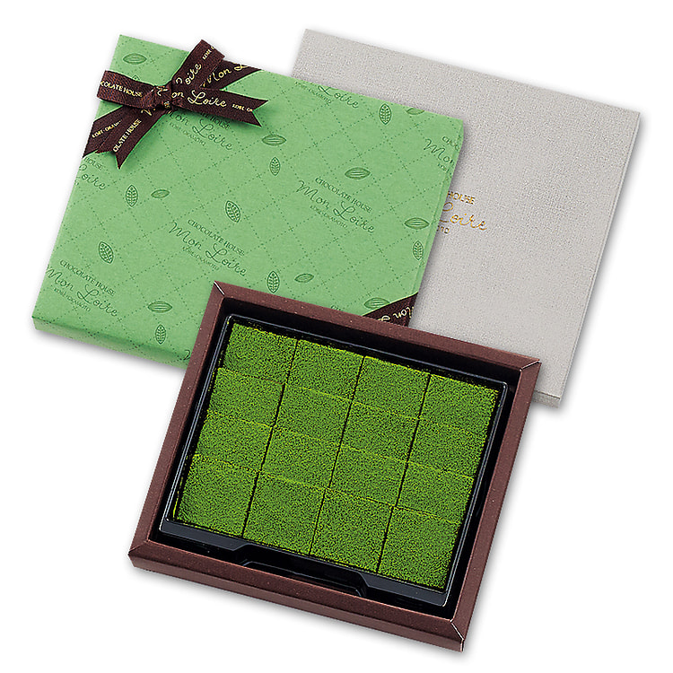 Monloire Valentine Nama Matcha Chocolate 16pcs